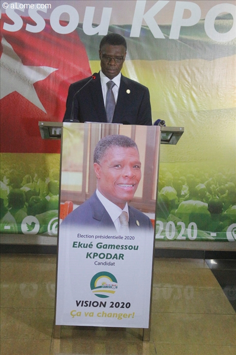 Eku Pierre Kpodar Coordinateur De CODITOGO Depuis Mars 2018 D clare 